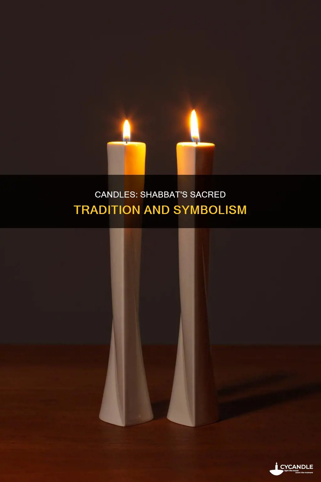 what are candles significant during shabbat