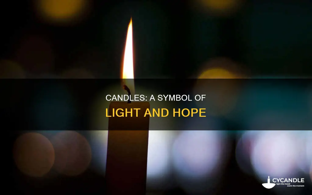 what are candles symbolic of