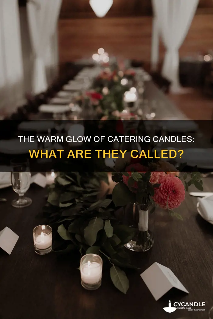 what are catering candles called