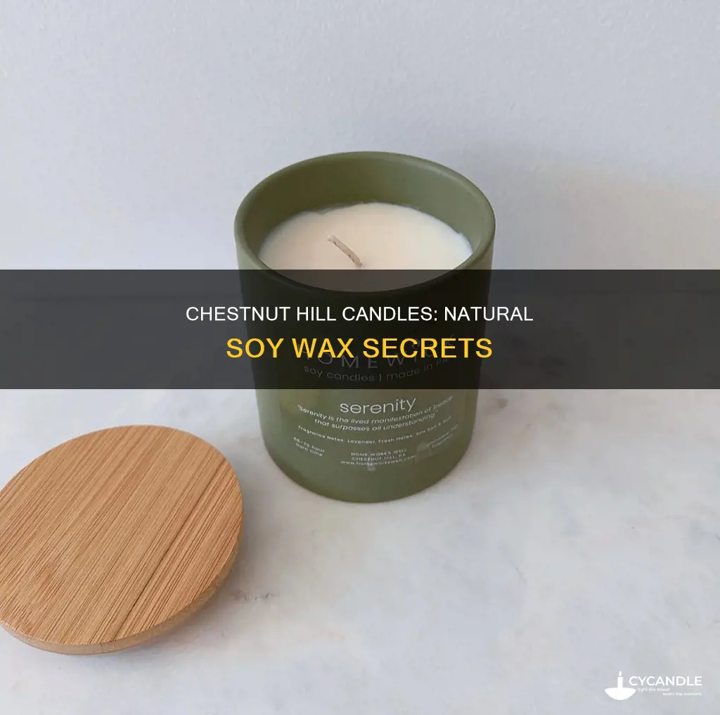 what are chestnut hill candles made from