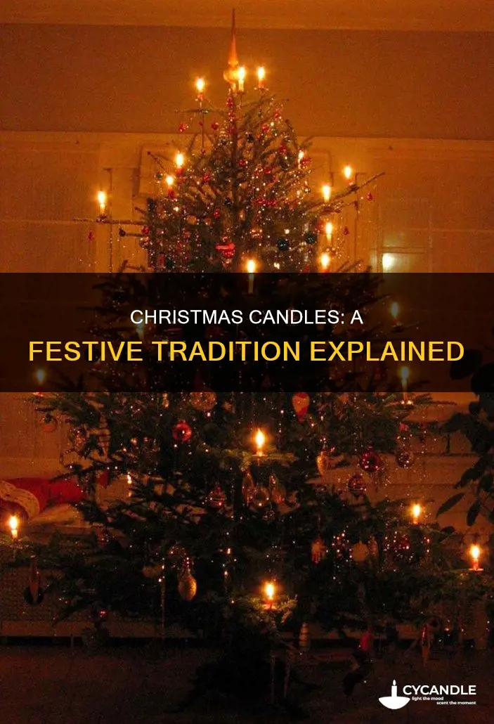 what are christmas candles
