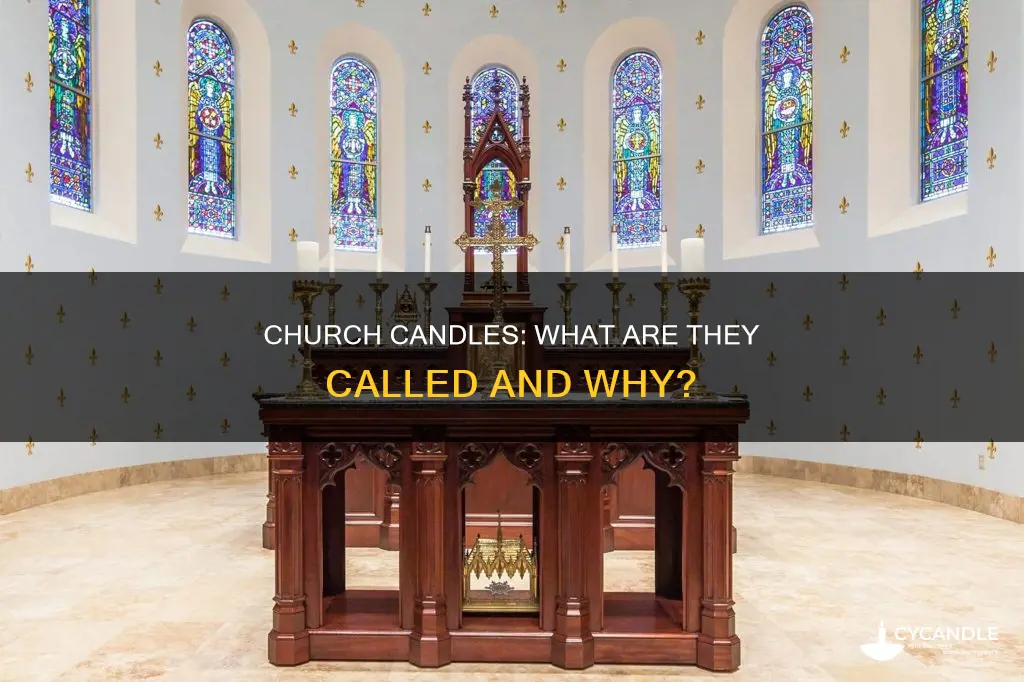 what are church candles called