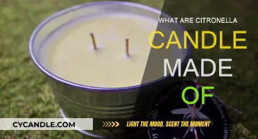 The Science Behind Citronella Candles: Ingredients and Benefits
