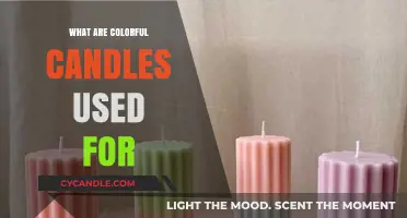Vibrant Flames: Exploring the Uses of Colorful Candles in Daily Life