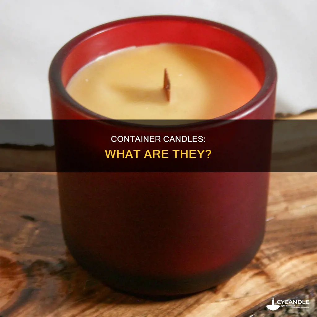 what are container candles