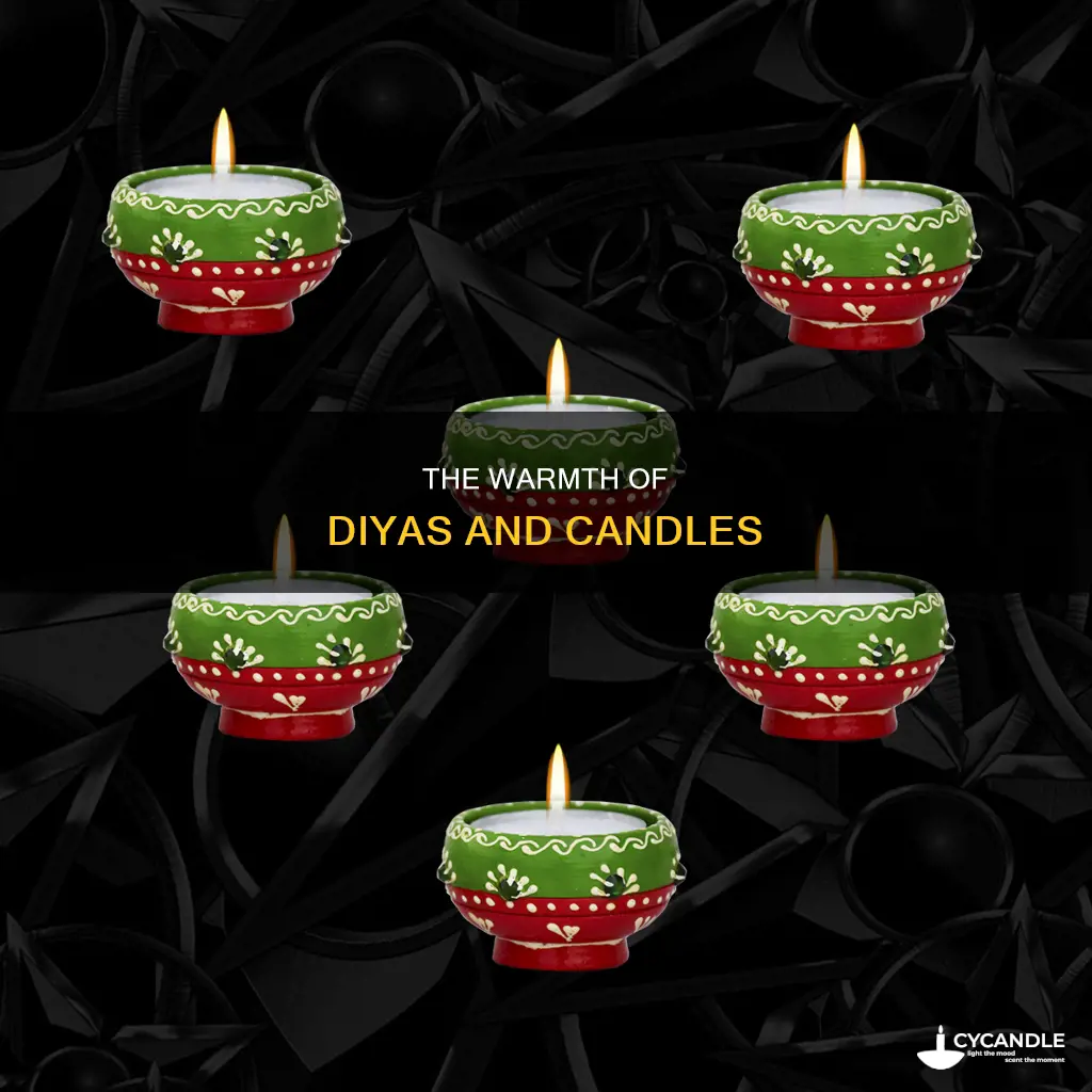 what are diyas an candles