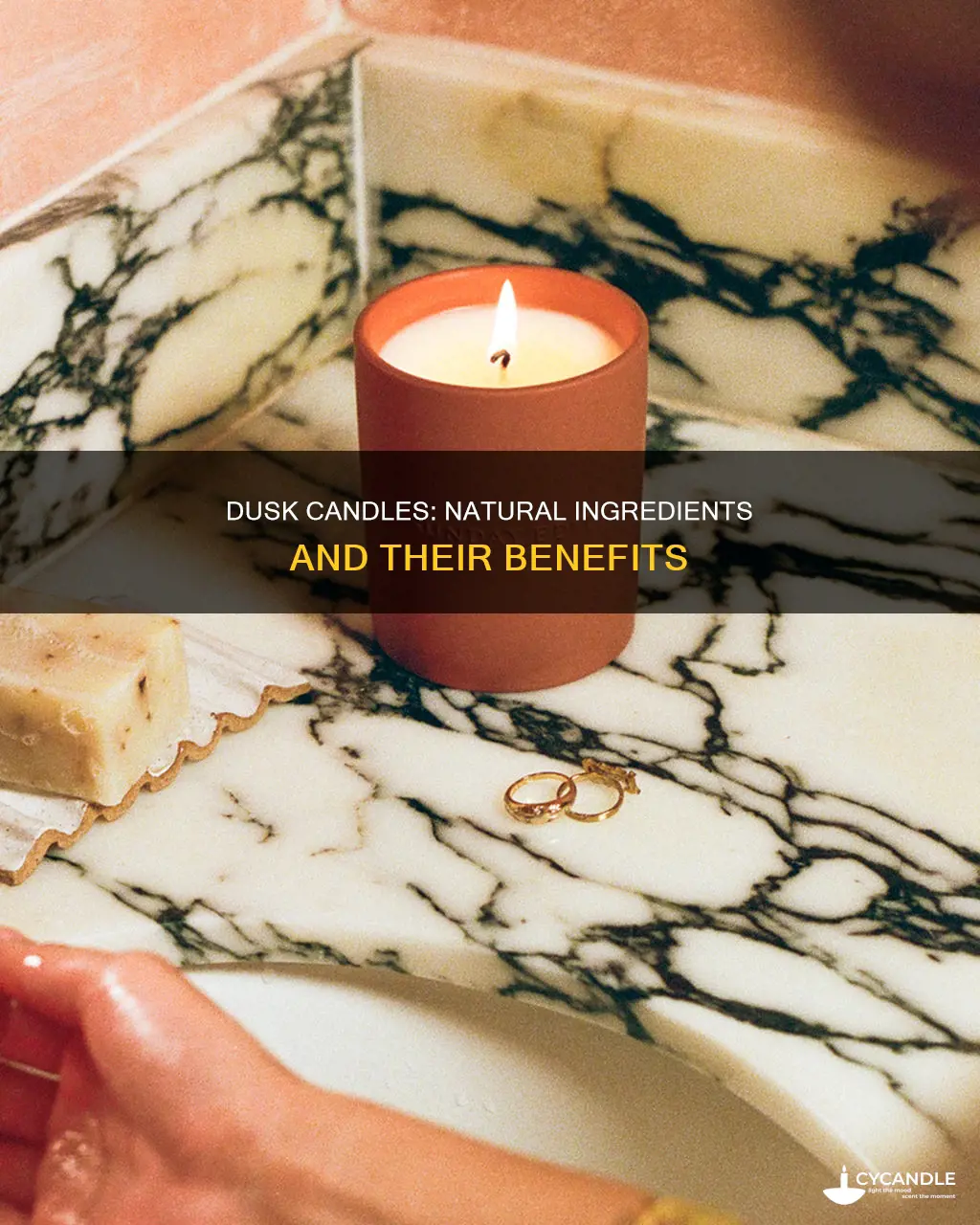 what are dusk candles made from