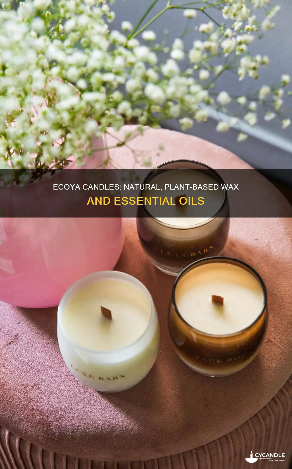 what are ecoya candles made of
