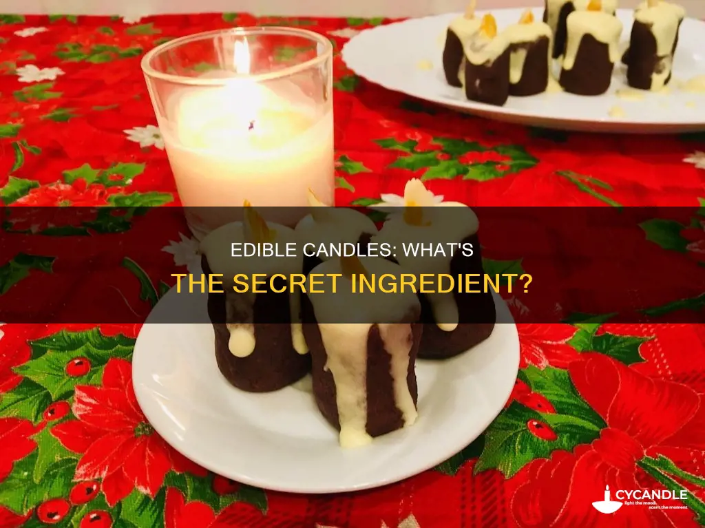 what are edible candles made out of