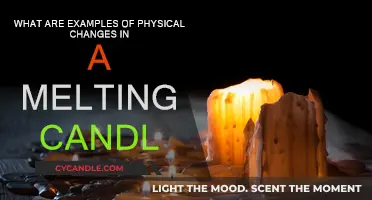Wax Transformations: Melting Candles' Physical Changes