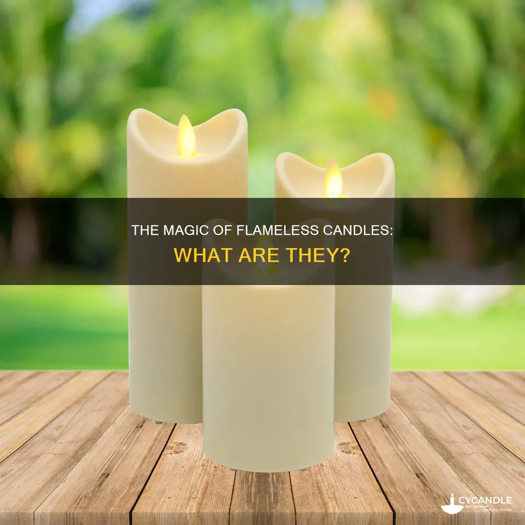 what are fake candles called