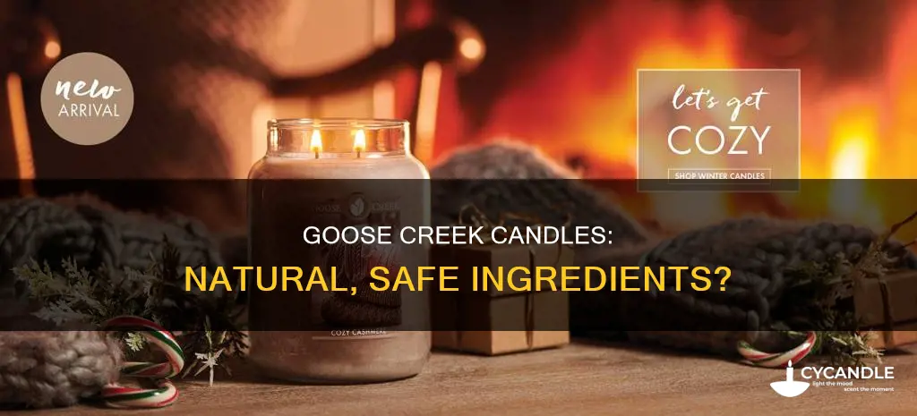 what are goose creek candles made of