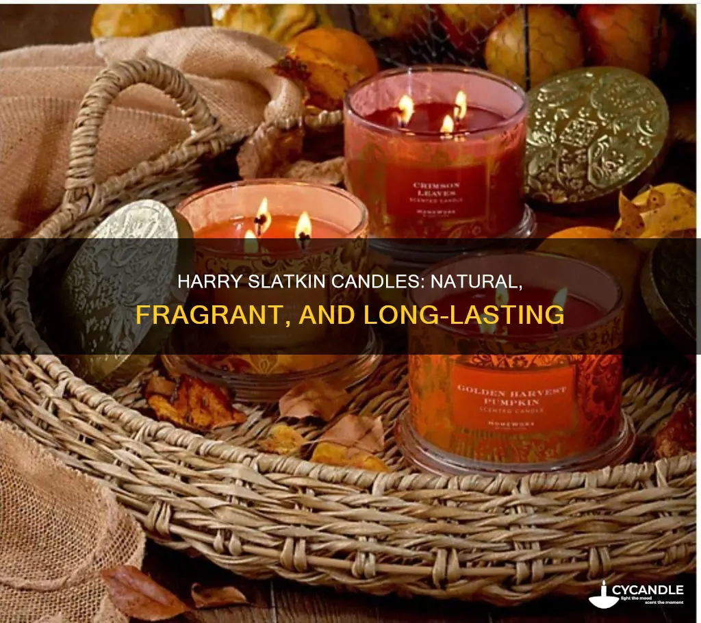 what are harry slatkin candles made of