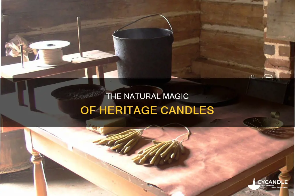 what are heritage candles made of