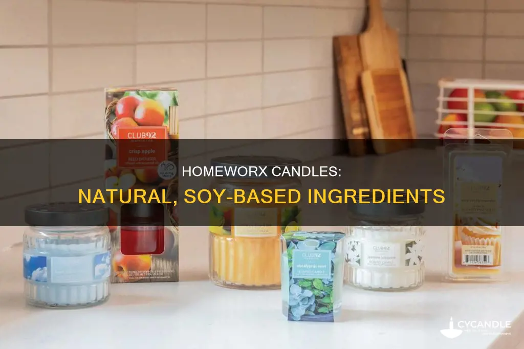 what are homeworx candles made of