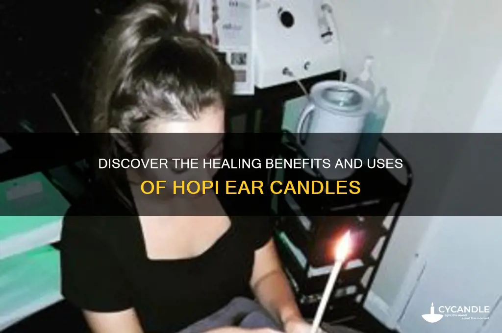 what are hopi ear candles used for