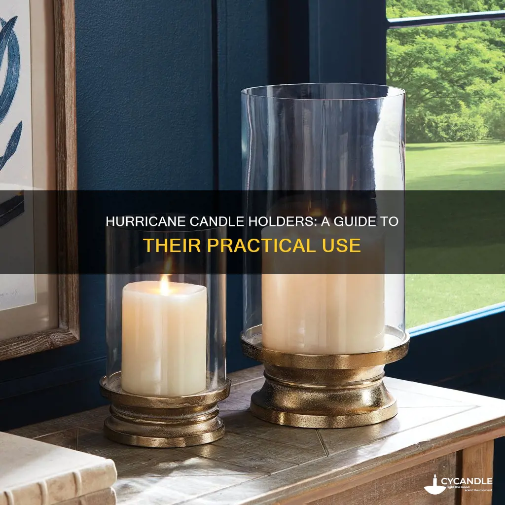 what are hurricane candle holders