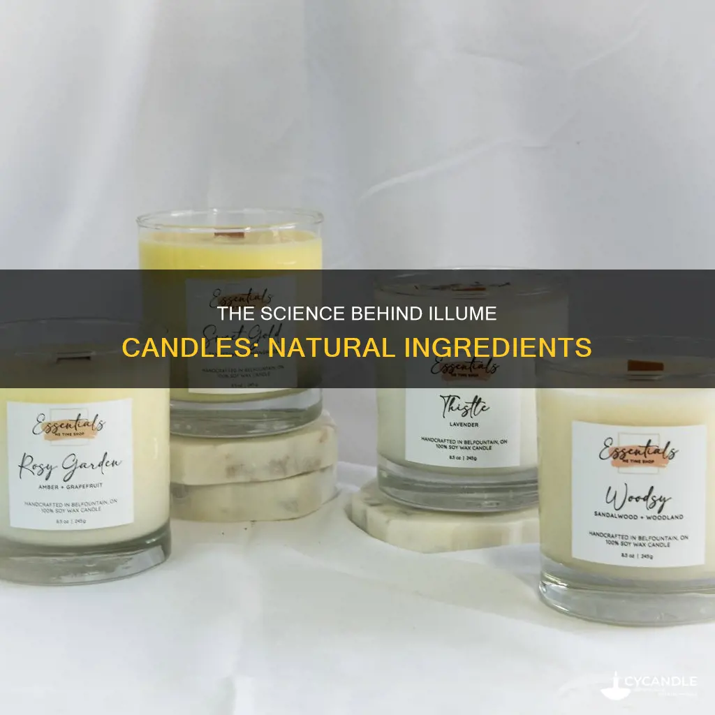 what are illume candles made of