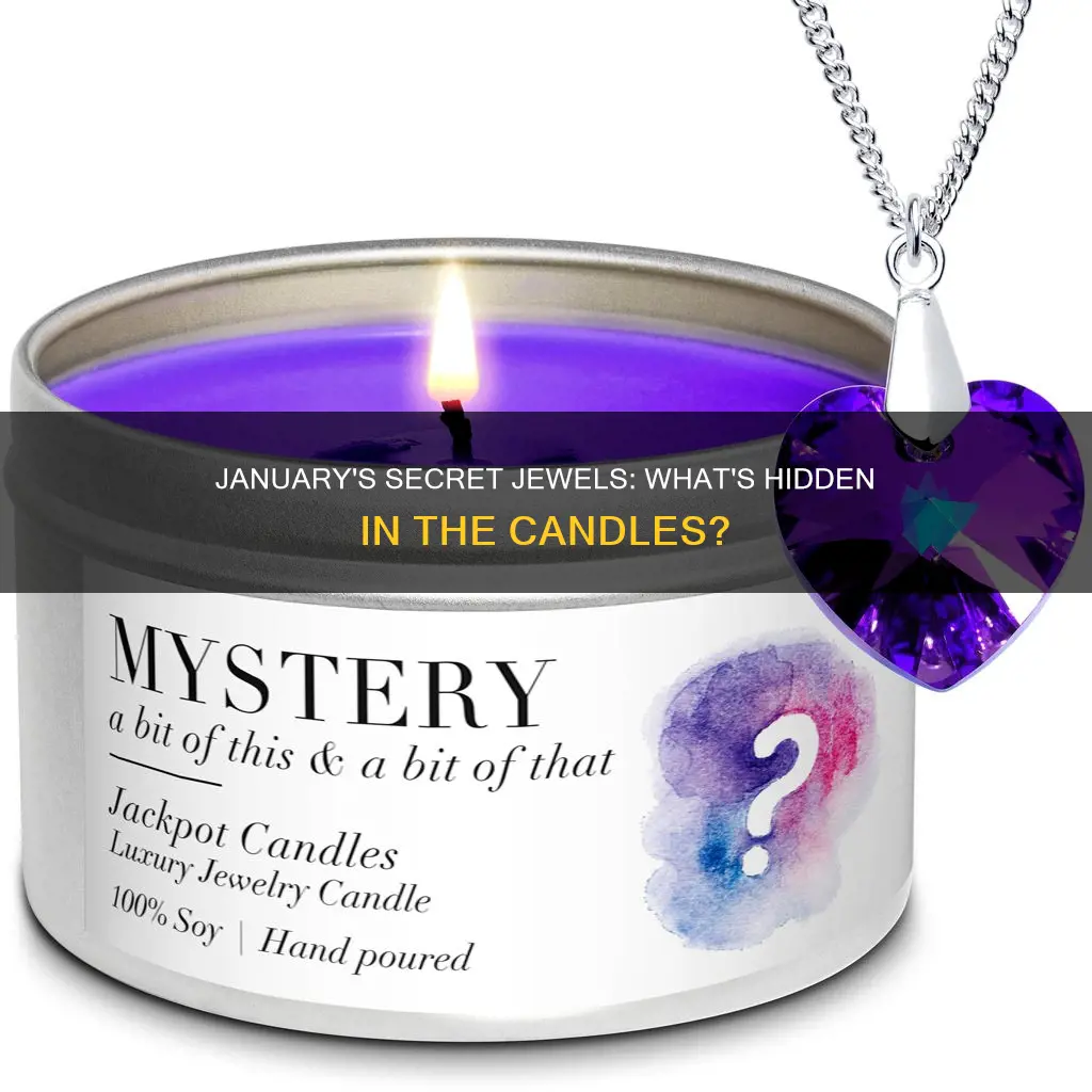 what are in secret jewels candles january