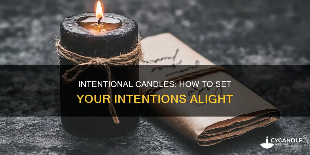 what are intention candles