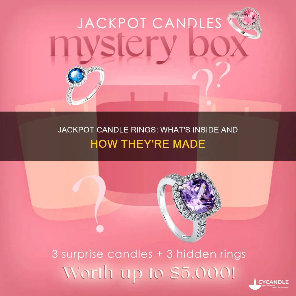 what are jackpot candle rings made of