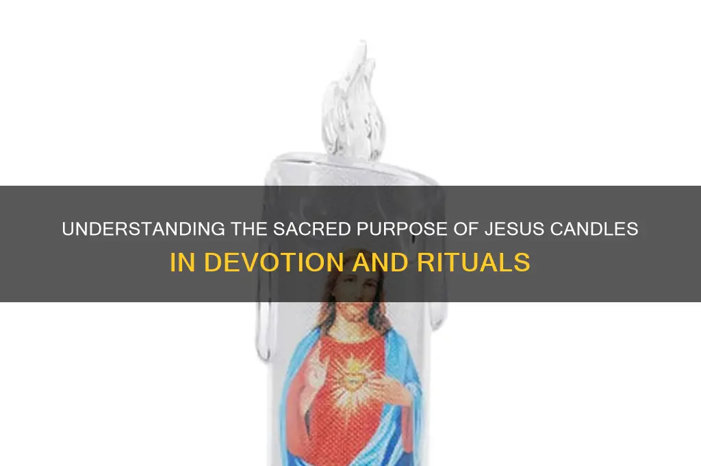 what are jesus candles used for