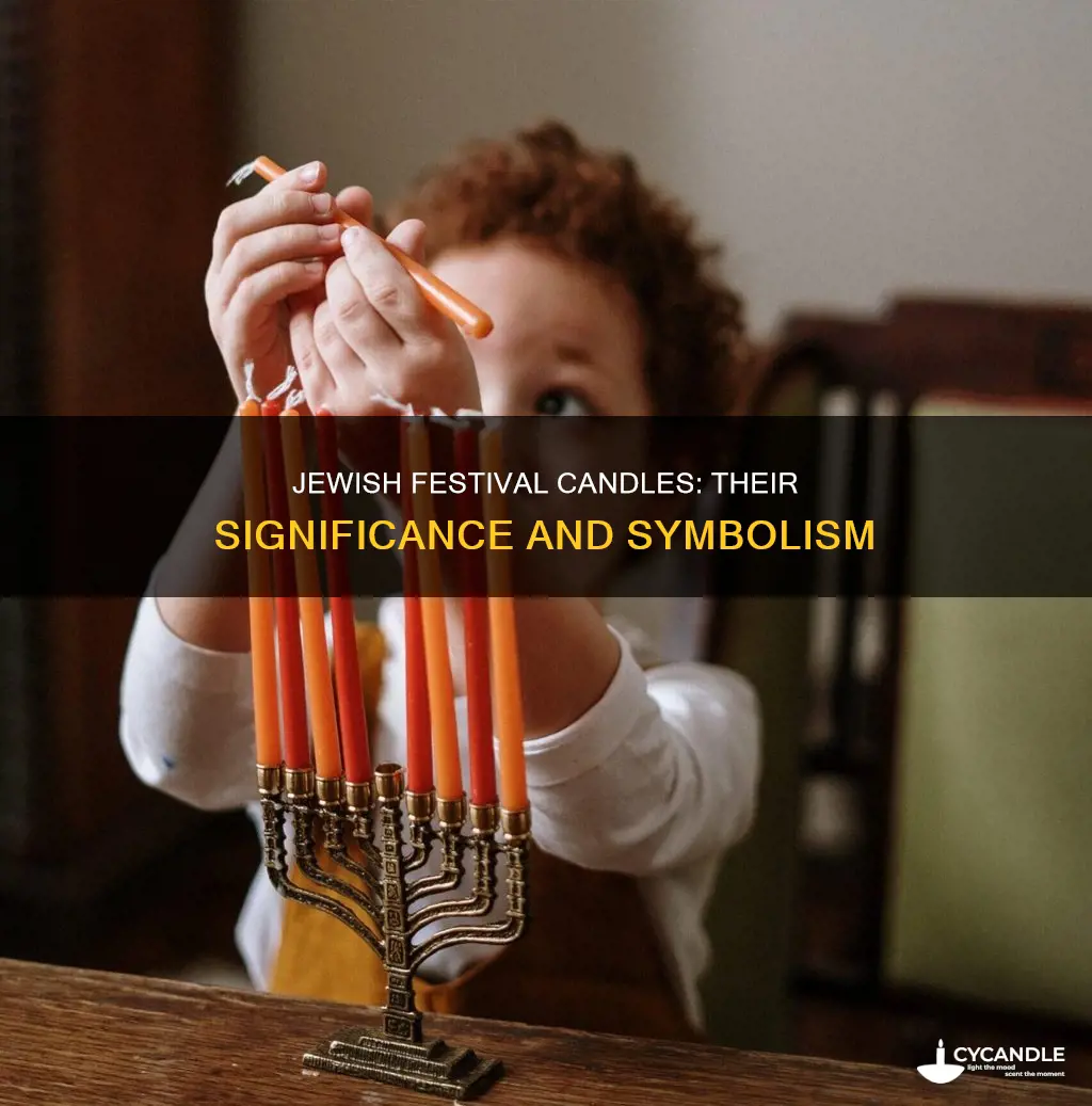 what are jewish festival candles