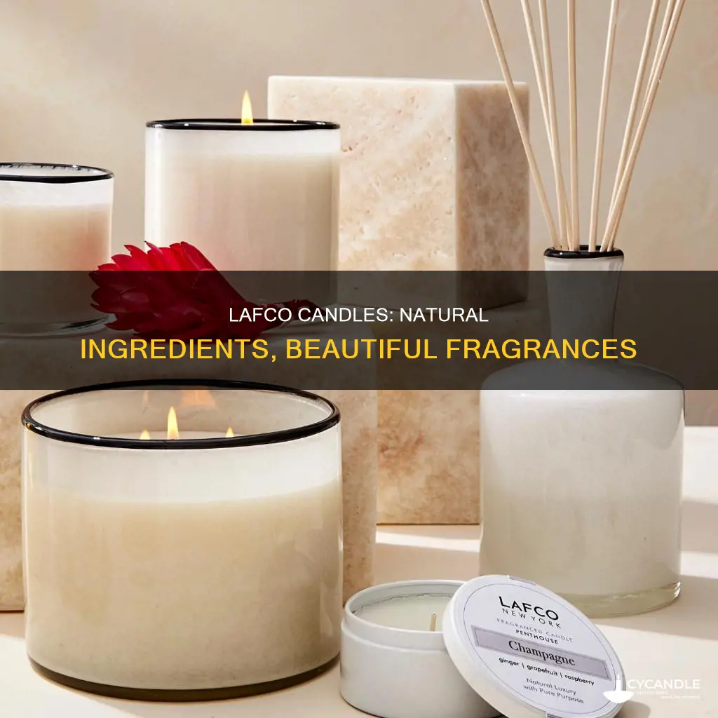 what are lafco candles made of