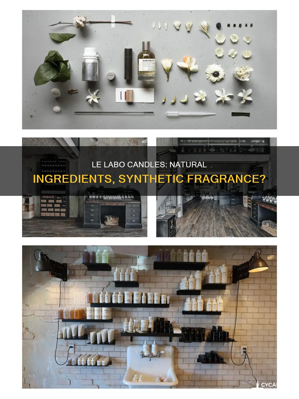 what are le labo candles made of