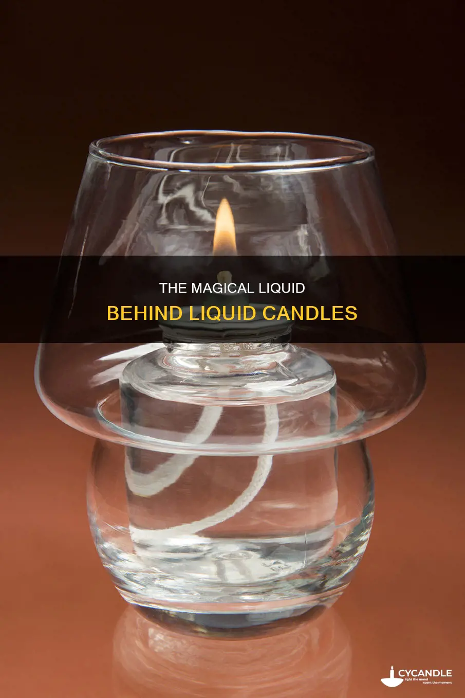 what are liquid candles made from