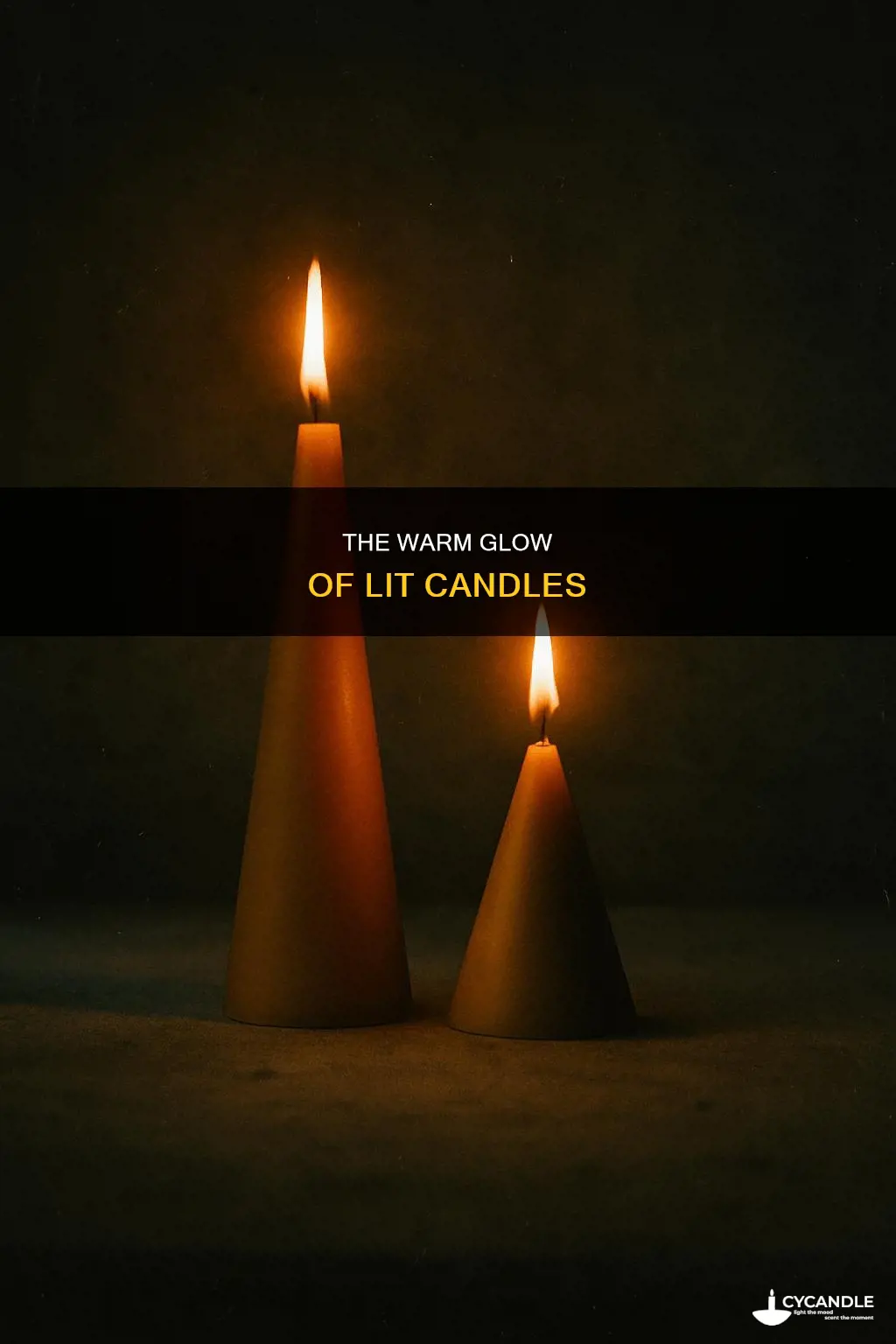 what are lit candles