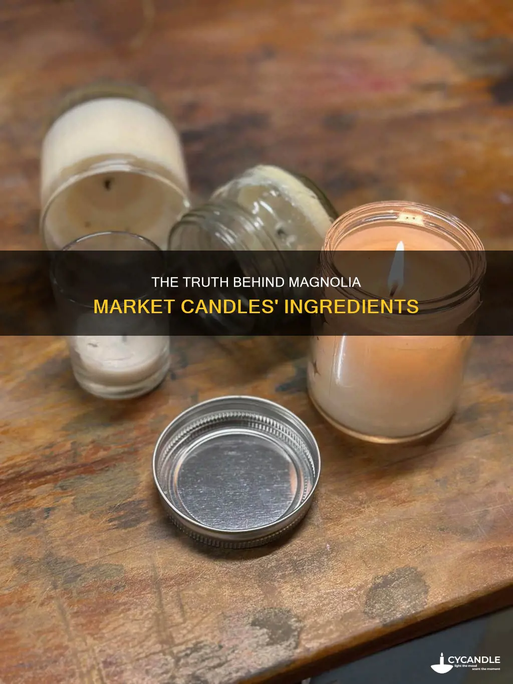 what are magnolia market candles made of