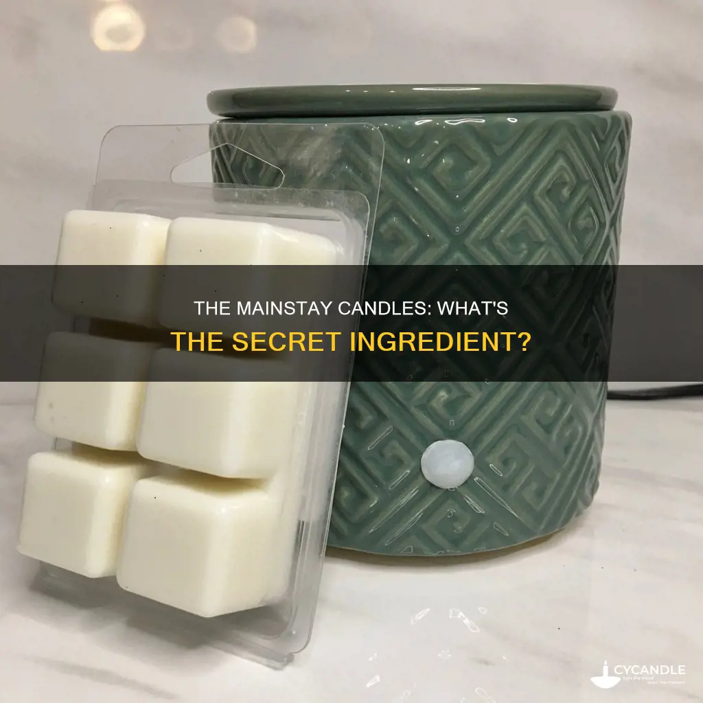 what are mainstay candles made of