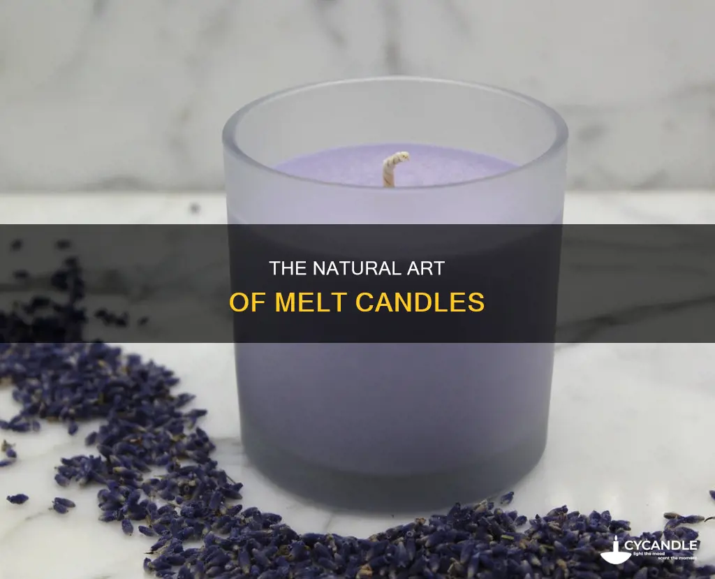 what are melt candles made from