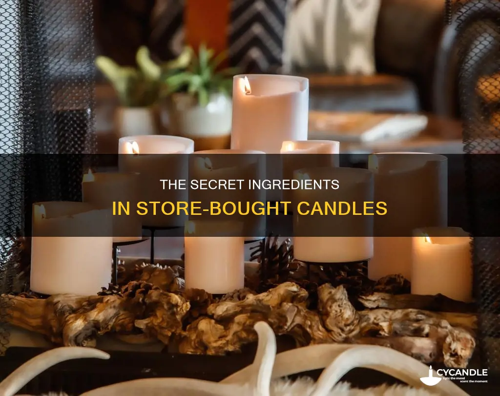 what are most candles from stores made of