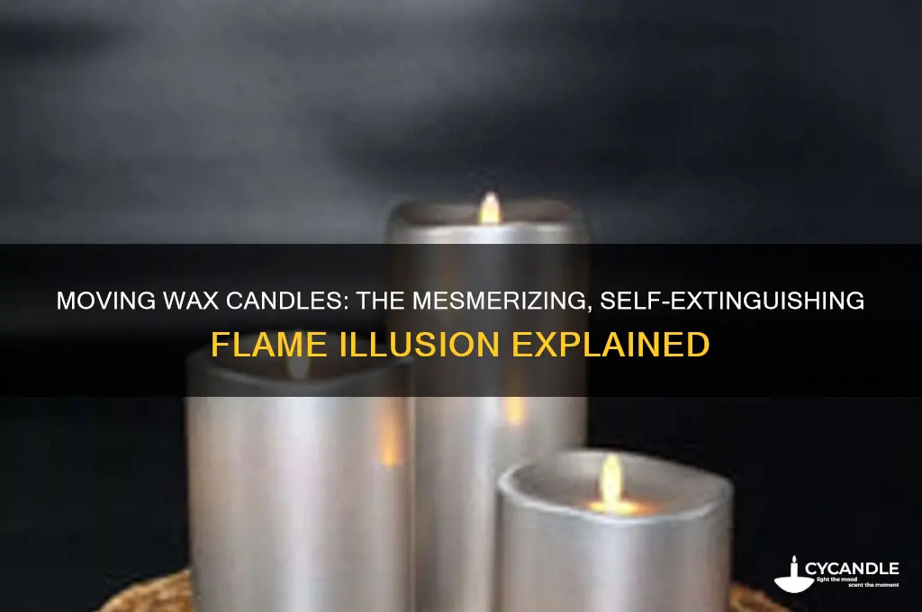 what are moving wax candle