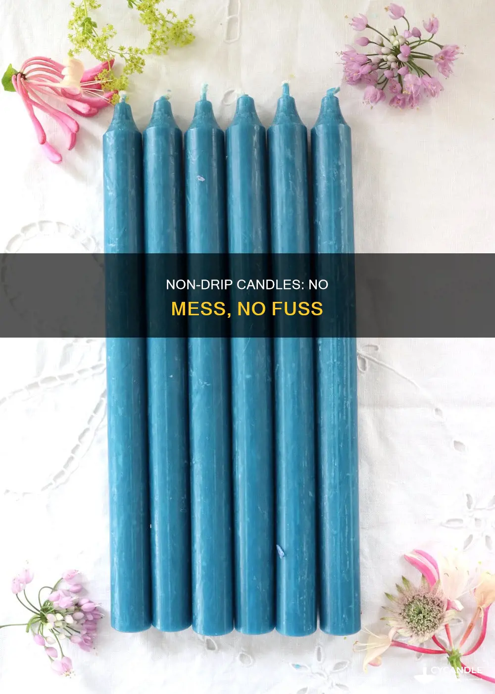 what are non drip candles