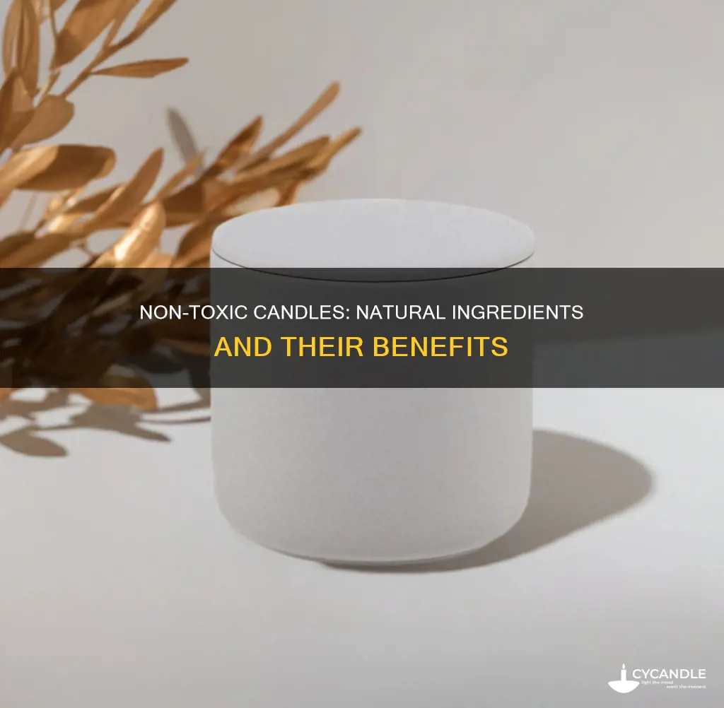 what are non toxic candles made of