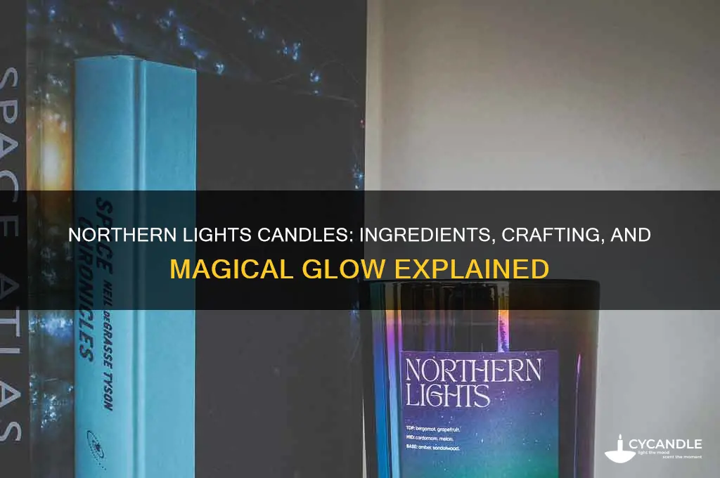 what are northern lights candles made of