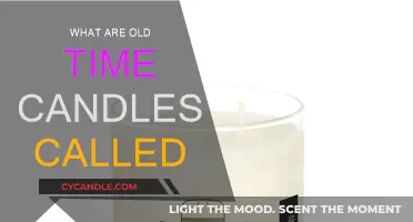Candles of Yore: What Were They Called?