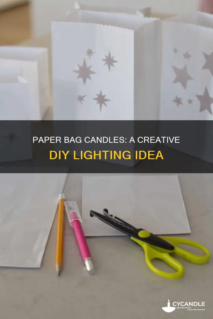 what are paper bags with candles