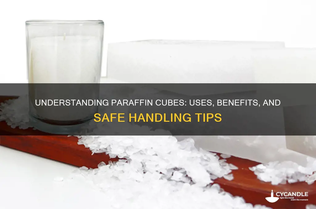 what are paraffin cubes