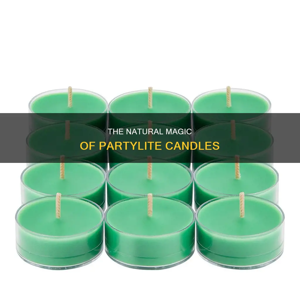 what are partylite candles made from