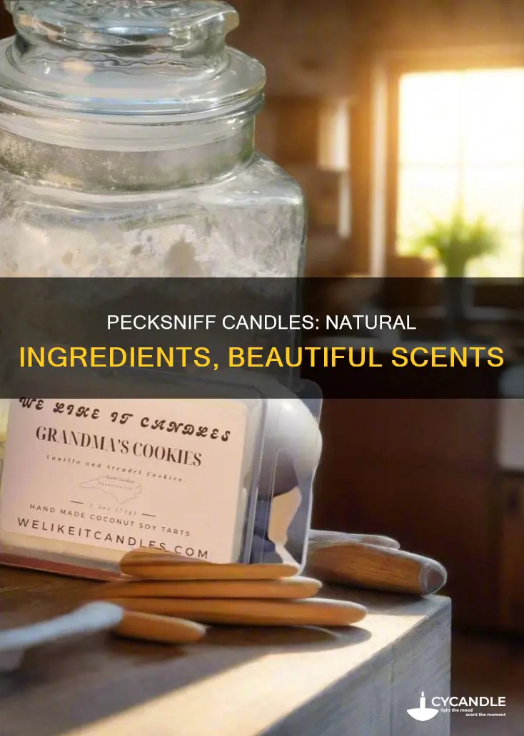 what are pecksniff candles made of
