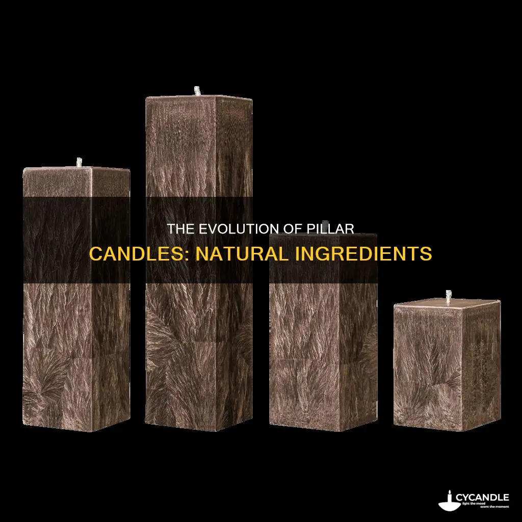 what are pillar candles made of