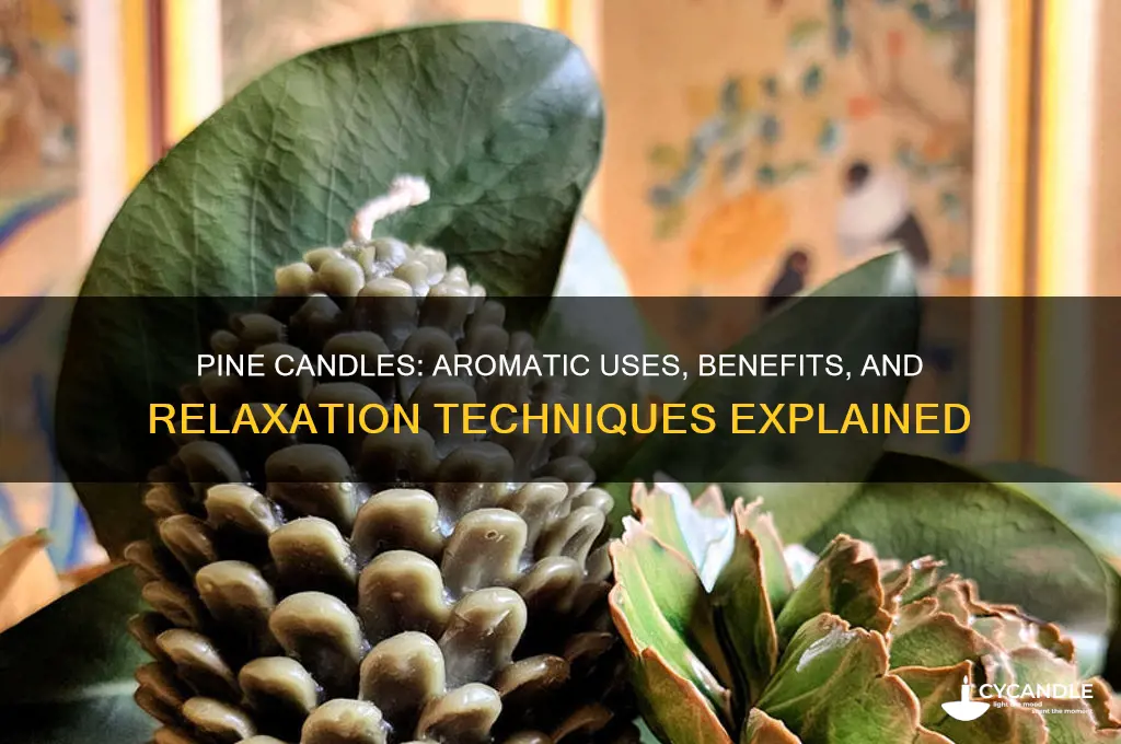 what are pine candles used for