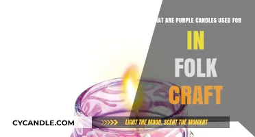Purple Candles in Folk Craft: Uses, Meanings, and Rituals