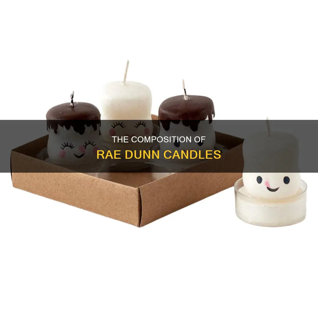 what are rae dunn candles made of