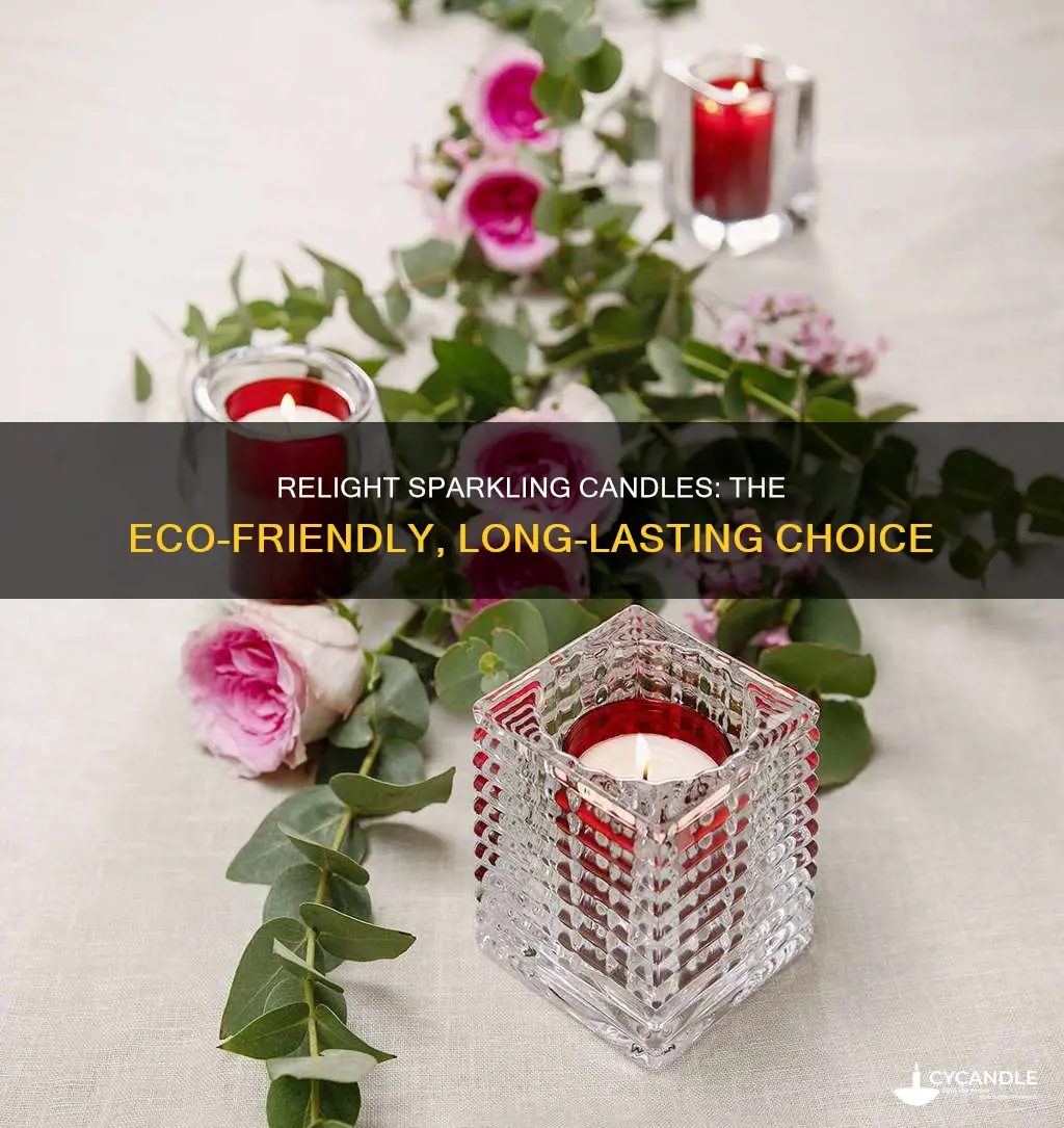 what are relight sparkling candles