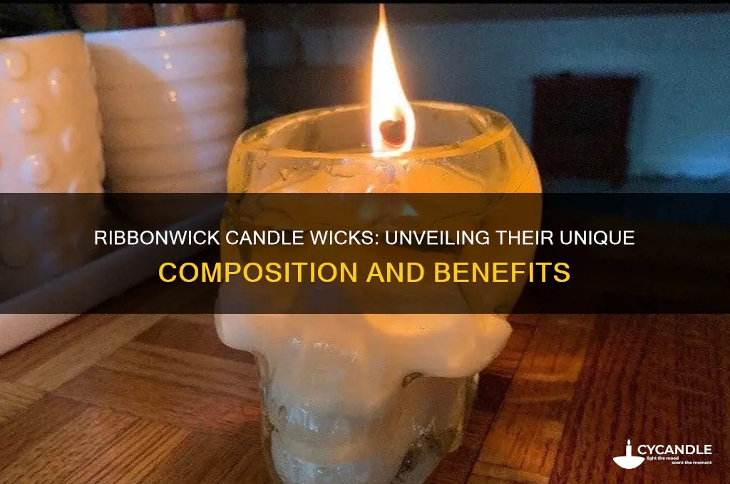 what are ribbonwick candle wicks made of